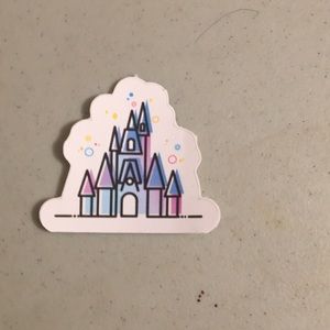 Disney world castle sticker
